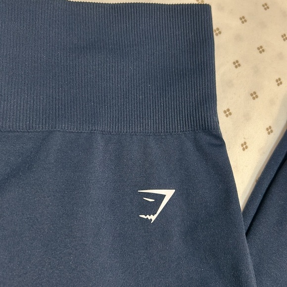 GYM SHARK Navy Blue Leggings Size Medium (Guestimate) - Picture 2 of 5